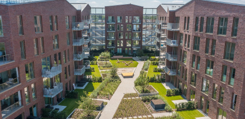 Freytag & v.d. Linde Neubau Wohnanlage U-Hof 1 Innenhof Oldenburg